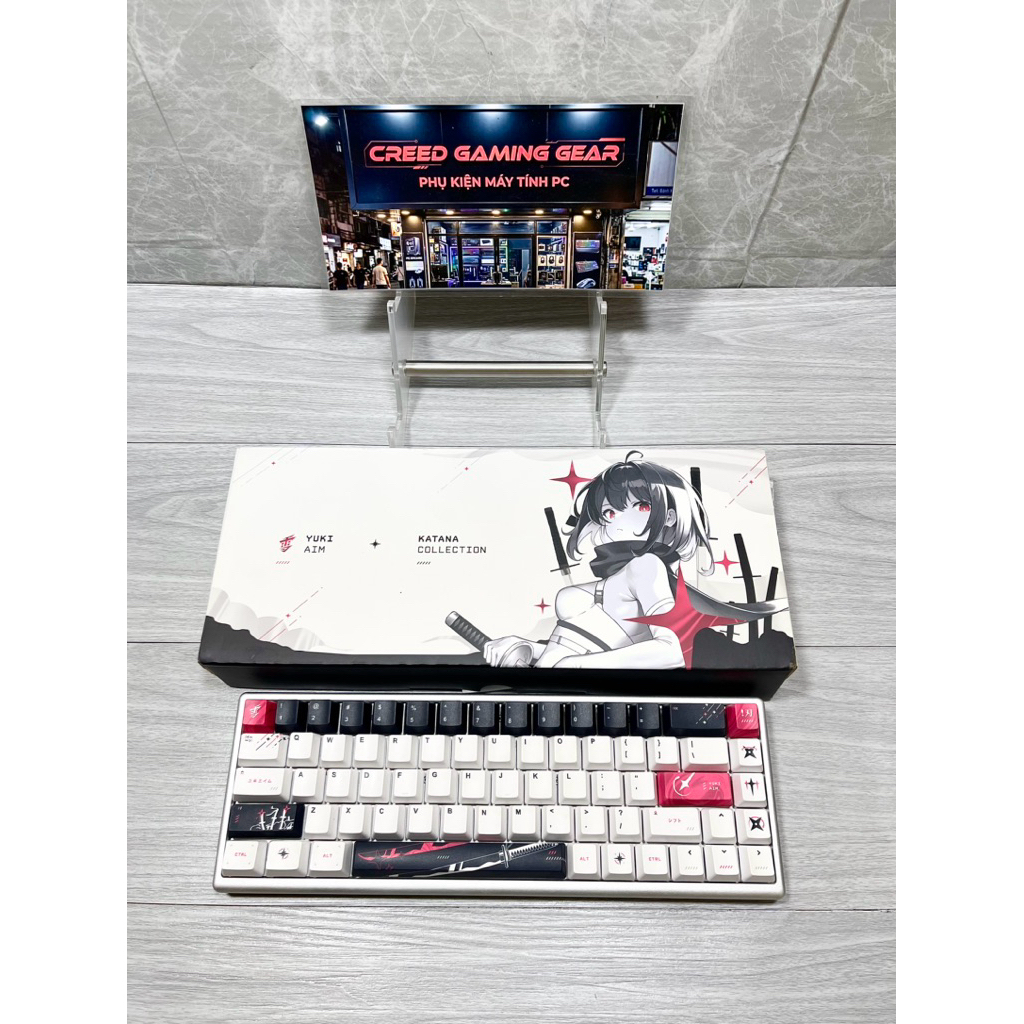 Bàn phím cơ Yuki Aim Polar 65 Katana Edition - Hiragana (Limited