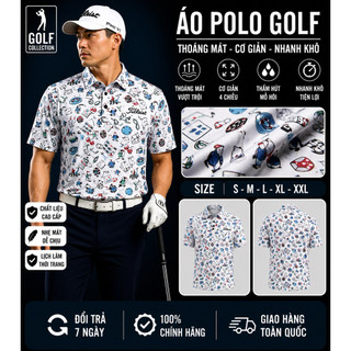Áo Golf Titleist icon Nam Cao Cấp | Thoáng Khí – Chuẩn Form Golfer – Thời Trang Sân Golf