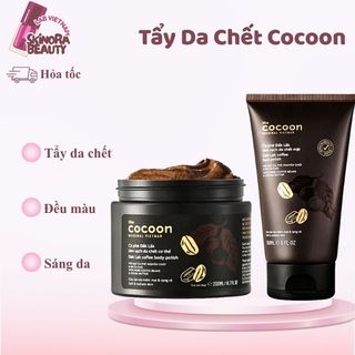 Tẩy Da Chết Cocoon Tẩy Tết Bào Chết Da Mặt Cocoon Tẩy Da Chết Body Cocoon Làm Sạch Da 150ml 200ml - Skinora Beauty