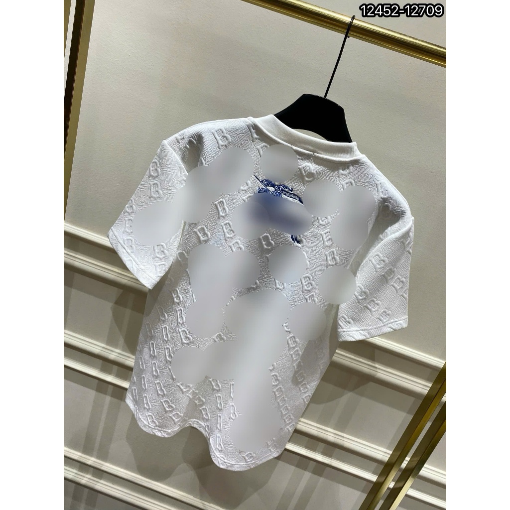 ÁO thun nam cổ tròn họa tiết thêu tay ngắn phong cách trẻ trung chuẩn from