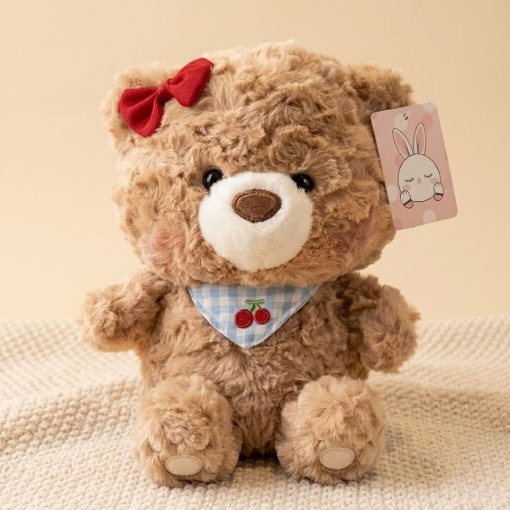 Gấu Bông Teddy Mini Lông Xù Siêu CUTE Kèm Phụ Kiện Đáng Yêu Quà Tặng Sinh Nhật Cho Bé, Bạn Gái