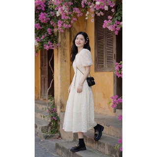 Đầm thiết kế Alice dress màu be trẻ trung