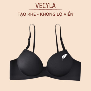 ÁO LÓT, ÁO NGỰC SU LÁ/LÔNG VŨ QUẢ CHÉO KHÔNG GỌNG ĐỆM MỀM ĐẨY ÔM NGỰC XINH XINH Bc_Chic Lingerie