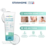 Gel rửa mặt giúp làm sạch bụi bẩn, dầu nhờn cho da hỗn hợp,da dầu mụn Stanhome All In One Shower Gel 200ml — ảnh 5