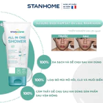 Gel rửa mặt giúp làm sạch bụi bẩn, dầu nhờn cho da hỗn hợp,da dầu mụn Stanhome All In One Shower Gel 200ml — ảnh 6