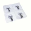 Set 100 Móc Dán Tường 6x6cm – Trong Suốt, Siêu Dính, Chịu Lực Tốt DUHA 095