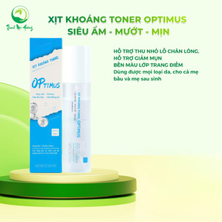 Xịt Khoáng Toner Optimus – Cấp Nước Nhanh, Làm Dịu Da, Giữ Lớp Makeup, Giúp Da Mịn Màng, Tươi Mát