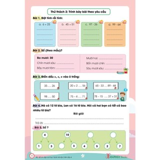 Sách - Bộ Đề Ôn Tập Hè - Vui Học Toán Hè Lớp 1 Lên Lớp 2 - Phiên Bản 5.0 Ứng Dụng Công Nghệ Mã QR