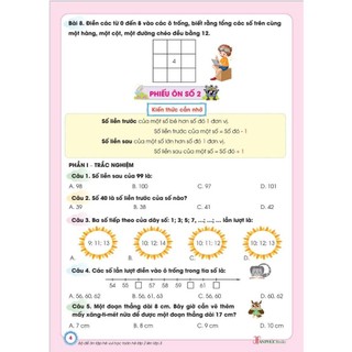 Sách - [ Lớp 2 lên lớp 3 ] - (Bộ 2 quyển): Bộ đề ôn tập hè Toán và Tiếng Việt lớp 2 lên lớp 3