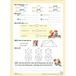 Sách - [ Lớp 2 lên lớp 3 ] - (Bộ 2 quyển): Bộ đề ôn tập hè Toán và Tiếng Việt lớp 2 lên lớp 3