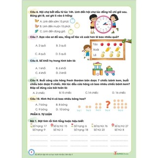 Sách - [ Lớp 2 lên lớp 3 ] - (Bộ 2 quyển): Bộ đề ôn tập hè Toán và Tiếng Việt lớp 2 lên lớp 3