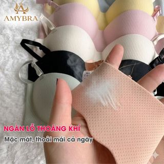Áo Lót nữ Su Non Êm Mềm Đệm Bàn Tay – Áo Ngực Nữ Su Mịn Không Gọng Nâng Đỡ Tự Nhiên AMYBRA A5277