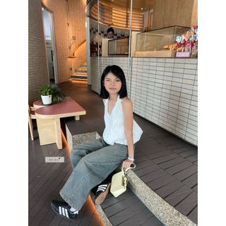 𝐎𝐫𝐚𝐯𝐢𝐬 𝐉𝐞𝐚𝐧𝐬 - Quần jeans nữ dáng thụng ống rộng nhien.official NQJ00001