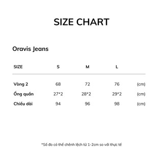 𝐎𝐫𝐚𝐯𝐢𝐬 𝐉𝐞𝐚𝐧𝐬 - Quần jeans nữ dáng thụng ống rộng nhien.official NQJ00001