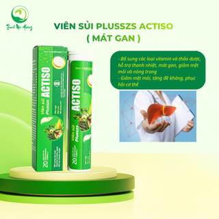 Viên sủi Plusszs Actiso (Hỗ trợ mát gan, thanh nhiệt)