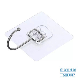 Set 5 / Set 10 Móc INOX Trong Suốt Treo Đồ Dán Tường Đa Năng, Móc INOX Trong Treo Vật Dụng Tiện Lợi