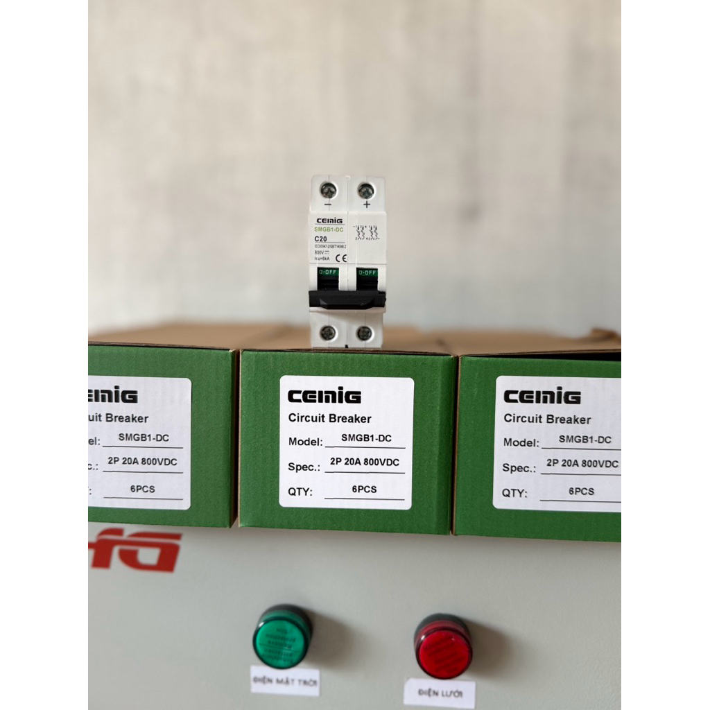 Aptomat DC 20a 32a hãng Cemig