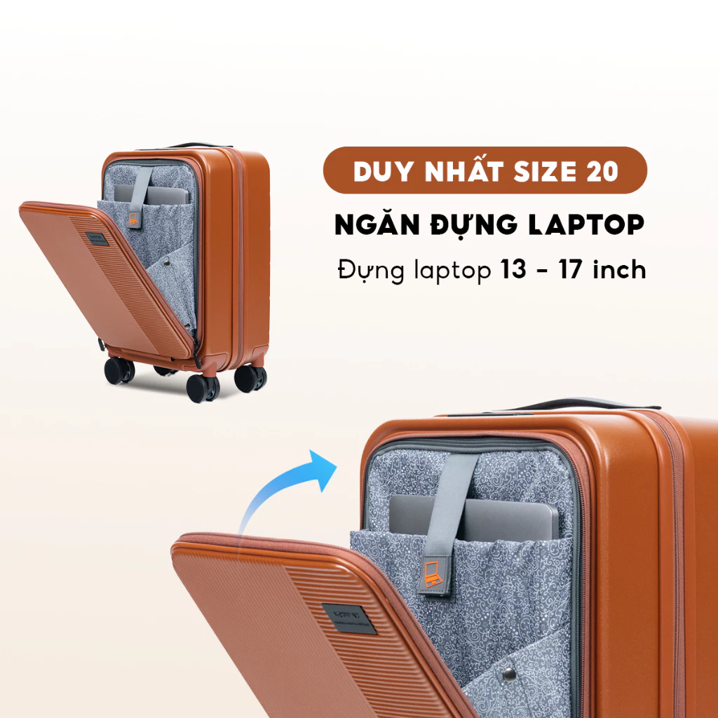 [BEST SELLER] Vali JoyWay TROP005 Size 20/24/28, Khóa Số TSA, Dây Kéo YKK, Có Ngăn Nới Rộng, Bảo Hành Trọn Đời