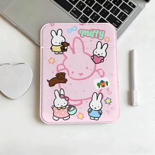 Gương gấp trang điểm in thỏ Miffy dễ thương, di động, chống gãy, cho học sinh nữ