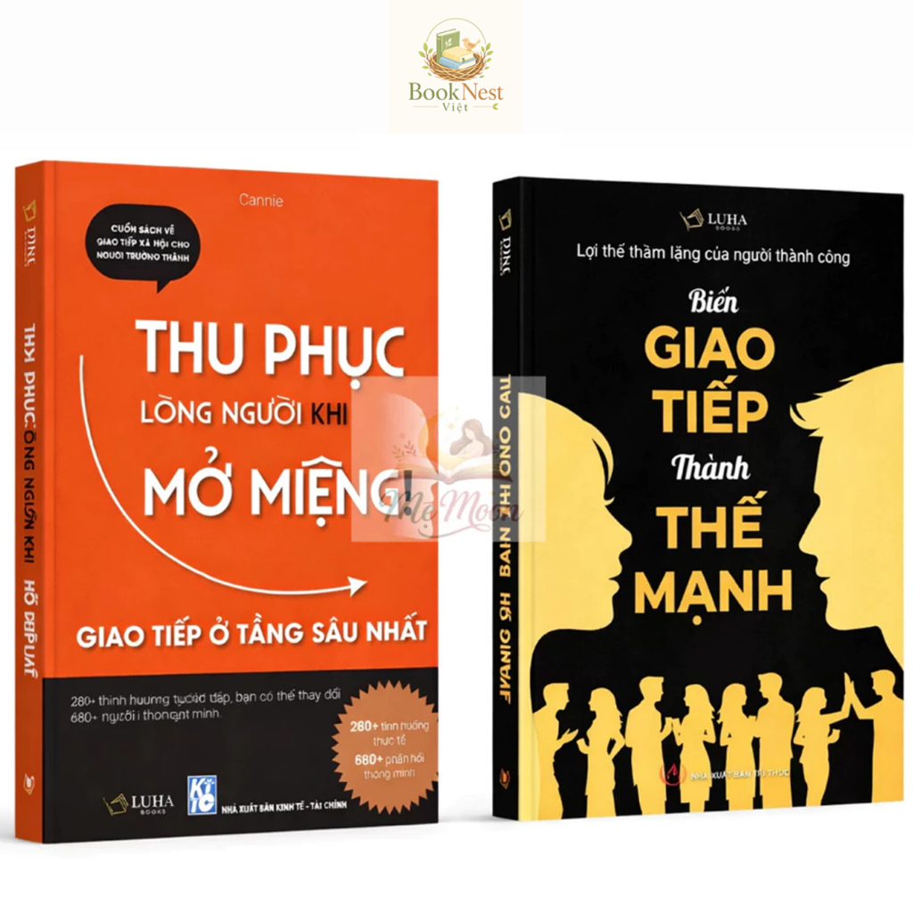 Bìa sách Combo Biến Giao Tiếp Thành Thế Mạnh + Thu Phục Lòng Người Ngay Khi Mở Miệng
