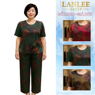 Đồ Bộ Trung Niên Cho Mẹ 𝗟𝗮𝗻𝗹𝗲𝗲 𝗦𝗵𝗼𝗽 Mã 0W