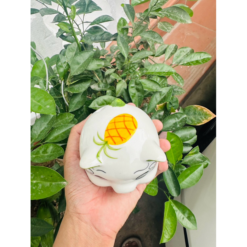 Heo Đất Mini Gốm Sứ Bát Tràng 🐷 Ống Tiết Kiệm Cute – Heo Panda, Heo Trái Cây Dễ Thương Decor Bàn Học