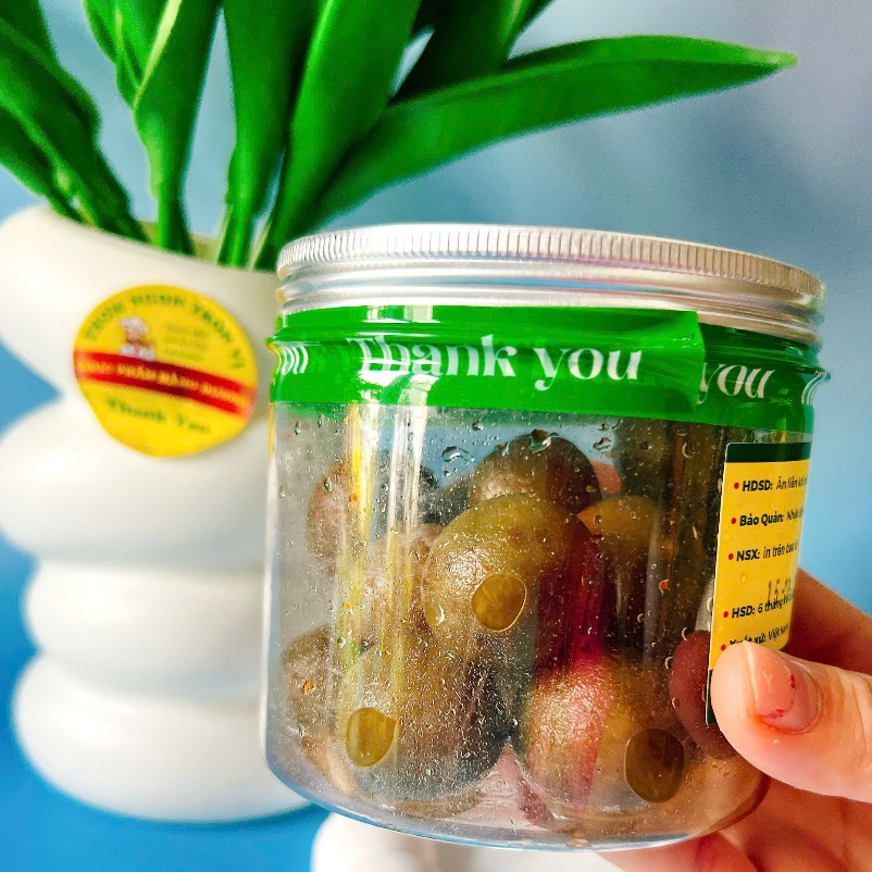 Sấu Bao Tử _Sấu Ngâm Muối Ớt  Hà Nội Giòn Ngon Hộp 250g