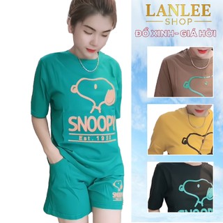 Đồ Bộ Nữ Đồ Mặc Nhà Mùa Hè 𝗟𝗮𝗻𝗹𝗲𝗲 𝗦𝗵𝗼𝗽 Mã 0C