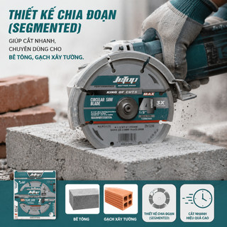 Lưỡi Cắt Gạch Kim Cương JCTOP - Lưỡi Cắt Lưới X-Mesh Siêu Bén, Chuyên Granite, Marble, Không Mẻ Cạnh