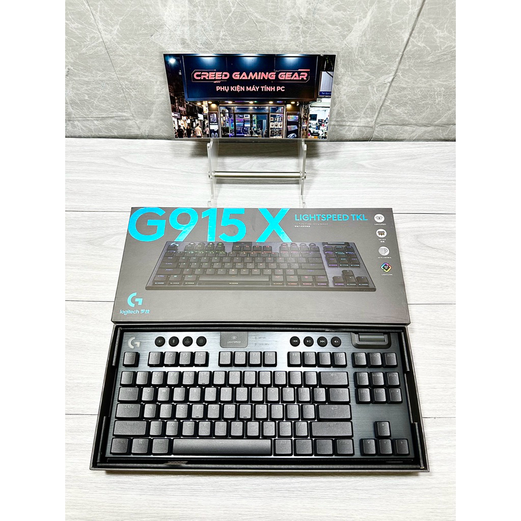 Bàn phím Gaming không dây Logitech G915 X LIGHTSPEED TKL và Fullsize nút lập trình, RGB đã sử dụ | BigBuy360 - bigbuy360.vn