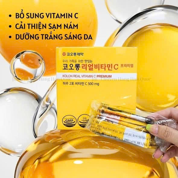 Thực phẩm bảo vệ sức khỏe KOLON Real Vitamin C Premium (2g x 60 gói) - Phương An House