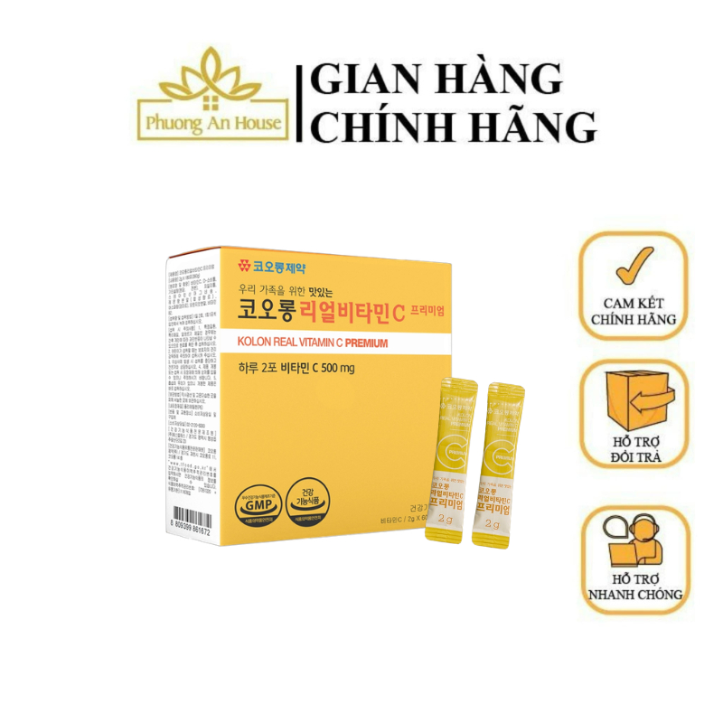 Thực phẩm bảo vệ sức khỏe KOLON Real Vitamin C Premium (2g x 60 gói) - Phương An House