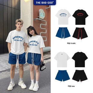 Set Bộ Thun Form Boxy The Bad God DEVISION Cotton Áo Thun Quần Short Local Brand Streetwear Unisex Nam Nữ Form Rộng