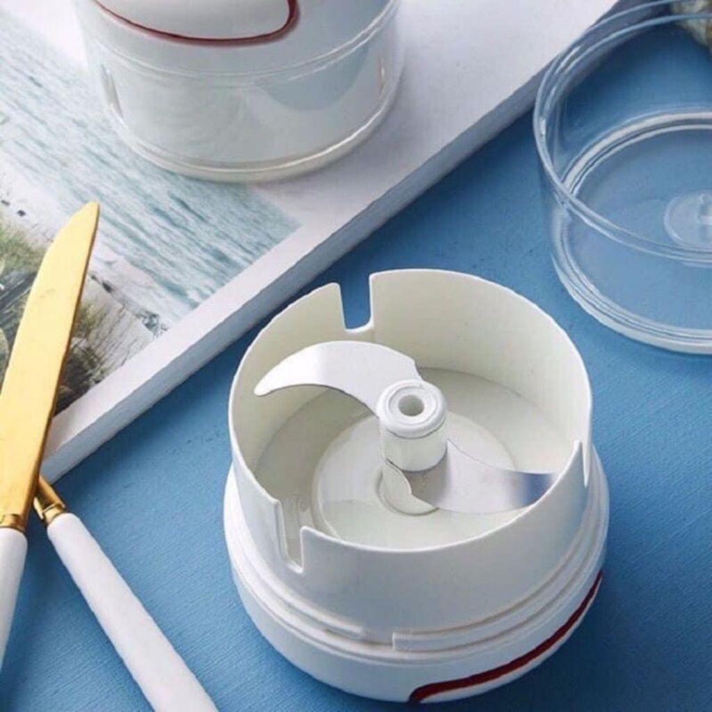 Máy Xay Mini Cầm Tay ALO HOME Dụng Cụ Băm Tỏi Ớt Xay Thịt Rau Củ Nhỏ Gọn Tiện Lợi