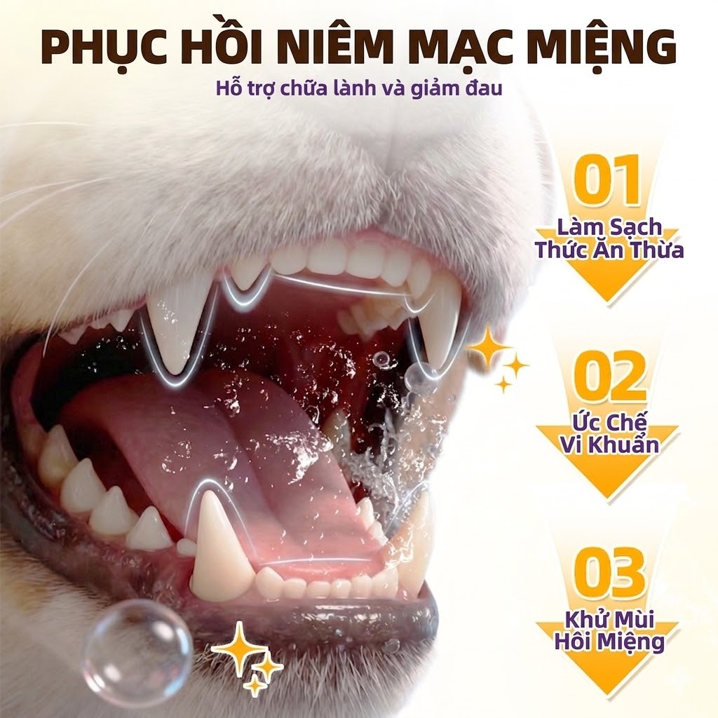 Cassiel Pet Miệng Cho Thú Cưng Xịt Làm Sạch Răng Thích Hợp Cho Hôi Miệng Loét Miệng Và Viêm Nướu Chung Cho Mèo Và Chó