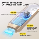 Máy triệt lông IPL Deerma TM01 Sapphire Ice Cooling 2.0 công nghệ làm lạnh, trẻ hoá da - Bảo hành 12 tháng — ảnh 8
