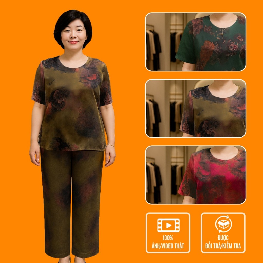 Đồ Bộ Trung Niên Cho Mẹ 𝗟𝗮𝗻𝗹𝗲𝗲 𝗙𝗮𝘀𝗵𝗶𝗼𝗻 Mã 0W