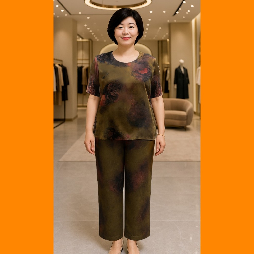 Đồ Bộ Trung Niên Cho Mẹ 𝗟𝗮𝗻𝗹𝗲𝗲 𝗙𝗮𝘀𝗵𝗶𝗼𝗻 Mã 0W