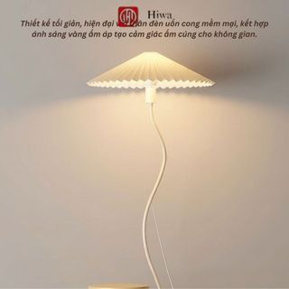 Đèn Cây Uốn Sóng Vintage – Đèn Đứng Trang Trí Phòng Ngủ Ấm Áp