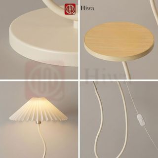 Đèn Cây Uốn Sóng Vintage – Đèn Đứng Trang Trí Phòng Ngủ Ấm Áp