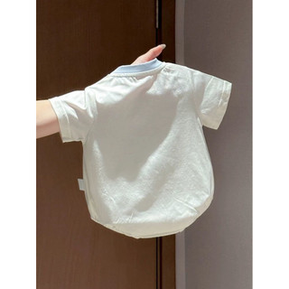 Bodysuit cho bé in hoạt hình 3D, body cộc tay bé trai bé gái chất cotton mềm mát