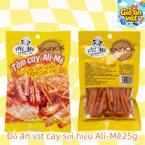 Que giòn cay Ali-Mê 25g snack cay ngon giải khát ăn vặt
