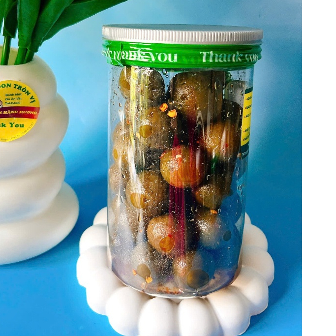 Sấu Bao Tử _Sấu Ngâm Muối Ớt  Hà Nội Giòn Ngon Hộp 500g