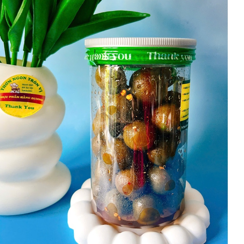 Sấu Bao Tử _Sấu Ngâm Muối Ớt  Hà Nội Giòn Ngon Hộp 500g