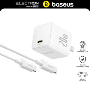 Củ Sạc Nhanh Baseus Palm 1C 20W (For iPhone/iPad/Samsung/Google Pixel)