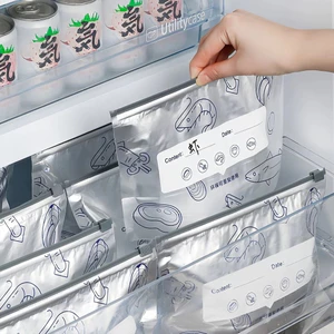COMBO 50 Túi Zip Nhôm Bảo Quản Thực Phẩm An Toàn, Kín Khí, Giữ Mùi, Tái Sử Dụng Nhiều Lần