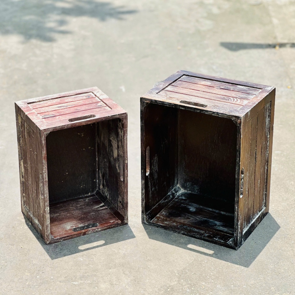 Thùng gỗ thông trang trí nhiều kích thước, hộp gỗ đa năng, gọn gàng, bền đẹp | BigBuy360 - bigbuy360.vn