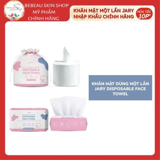 Khăn Mặt Dùng Một Lần Jary Disposable Face Towel Dạng Rút Dạng Cuộn Tiện Lợi - Nhập Khẩu Chính Hãng