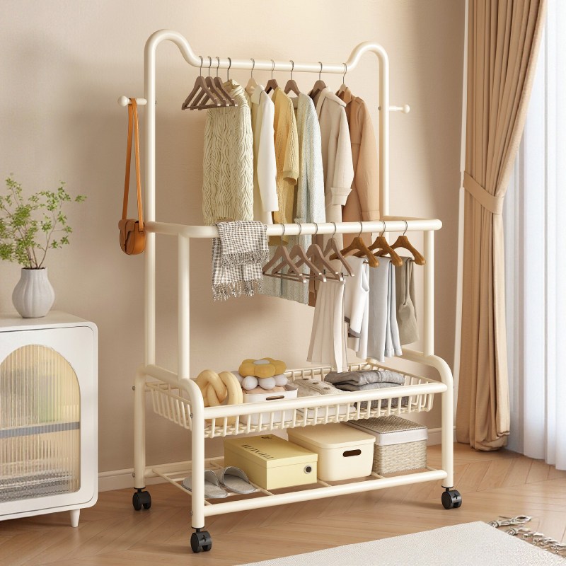 𝐎𝐥𝐢𝐟𝐞 Giá Treo Tiện Ích Đồ Đa Năng Giá Treo Quần Áo 2 Tầng Kệ Treo Quần Áo 3 Trong 1 Vừa Để Giày Dép Kèm Móc Treo