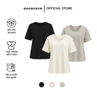 [HOẢ TỐC] Áo Thun Nữ Basic Cổ Tròn Form Chuẩn Co Giãn Mềm Mịn | Round T-shirt